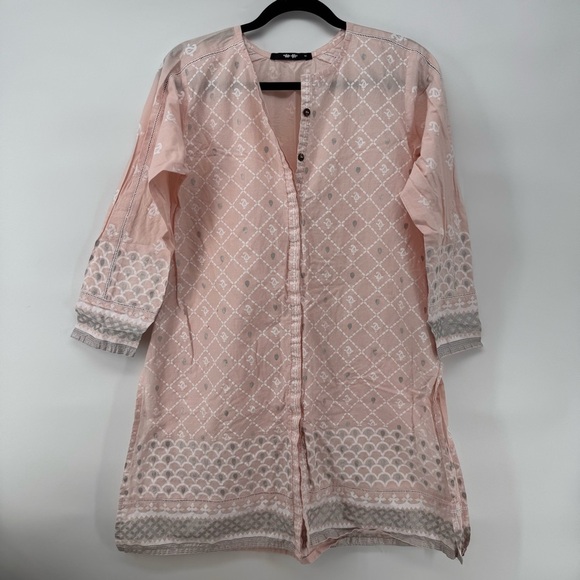 Light Pink Cotton Dress - Picture 1 of 7